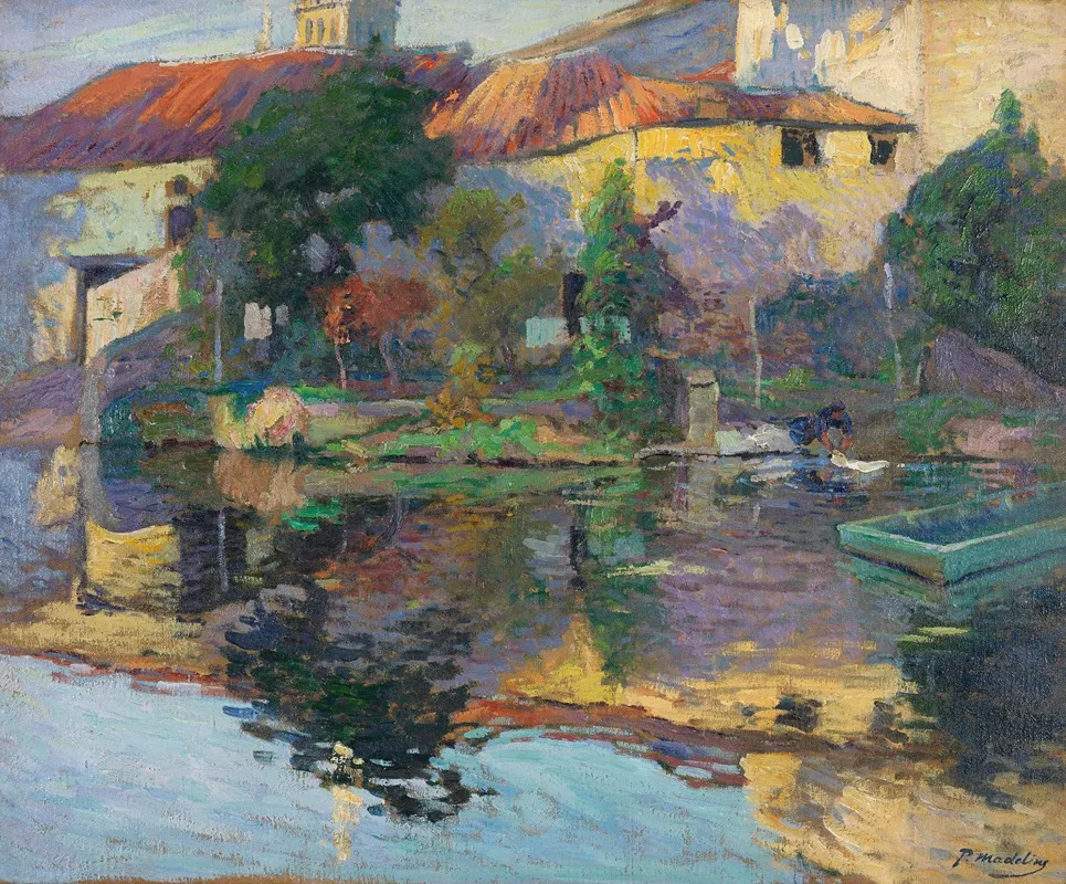 Bauernhaus In Der Saintonge by Paul Madeline - Canvas Print