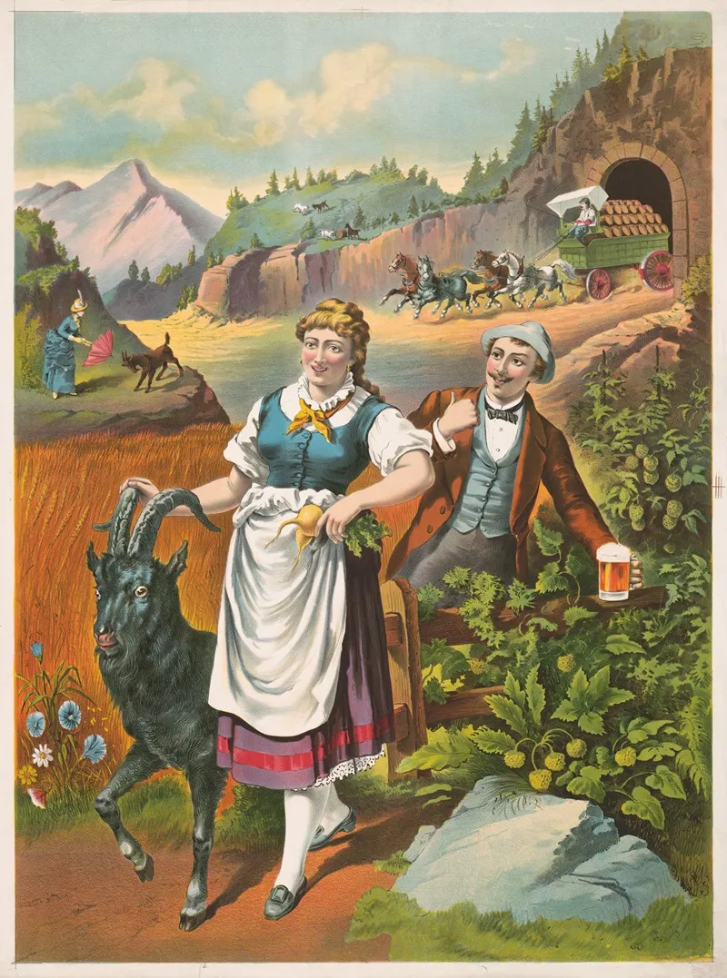 Bavarian Bock by Henry Jerome Schile - Canvas Print