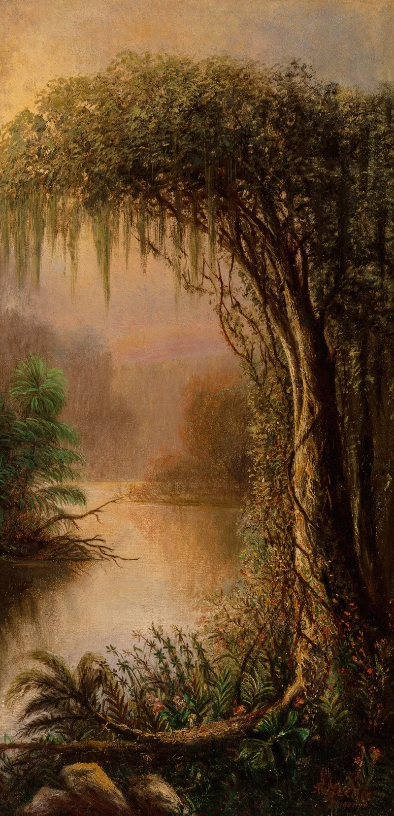Bayou by Joseph Rusling Meeker - Canvas Print
