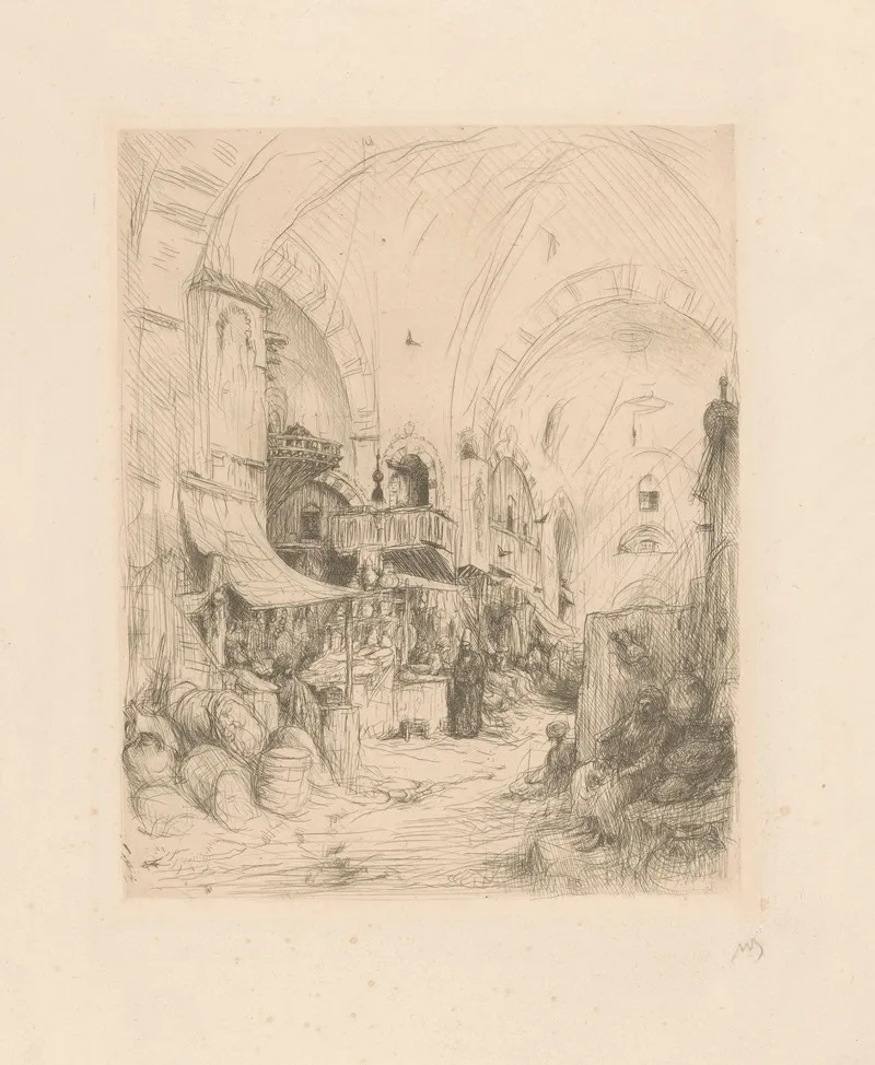 Bazaar In Constantinopel