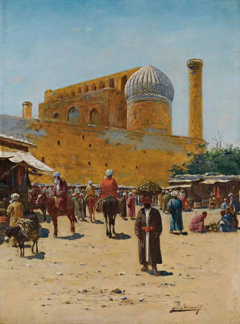 Bazaar In Samarkand