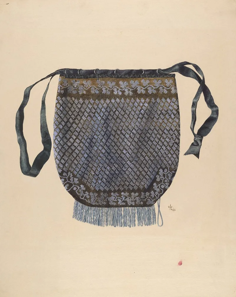 Beaded Bag 12 by Ralph Atkinson - Canvas Print