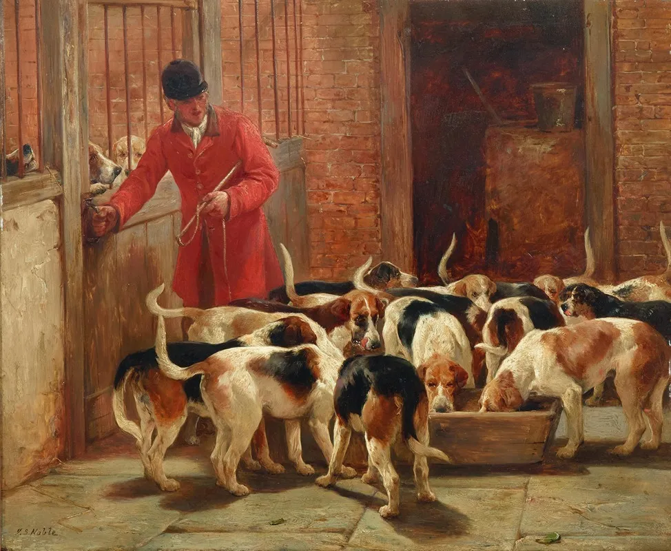 Beagles Before The Hunt