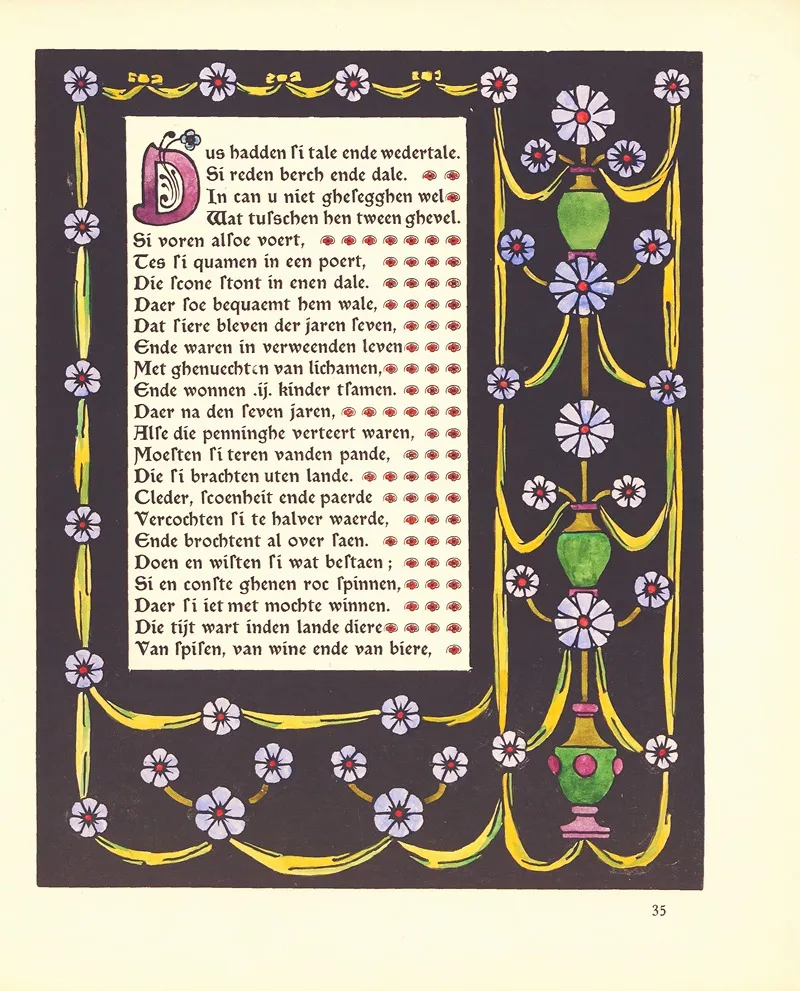 Beatrys Pl 37 by Edward Pellens - Canvas Print