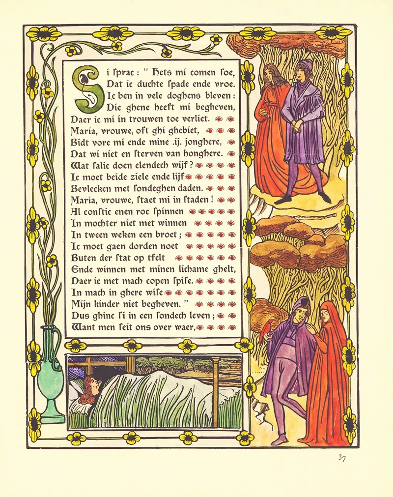 Beatrys Pl 39 by Edward Pellens - Canvas Print