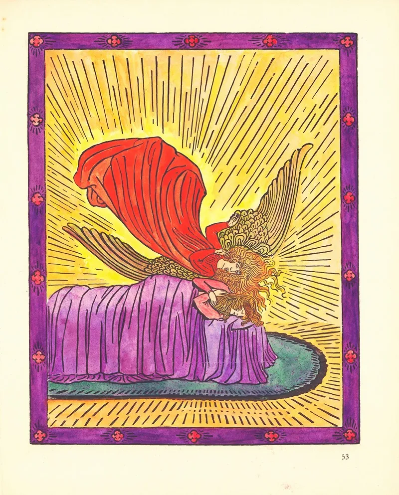 Beatrys Pl 55 by Edward Pellens - Canvas Print