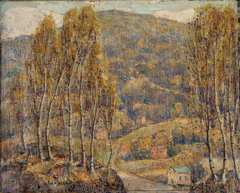 Beeches by Ernest Lawson - Canvas Print