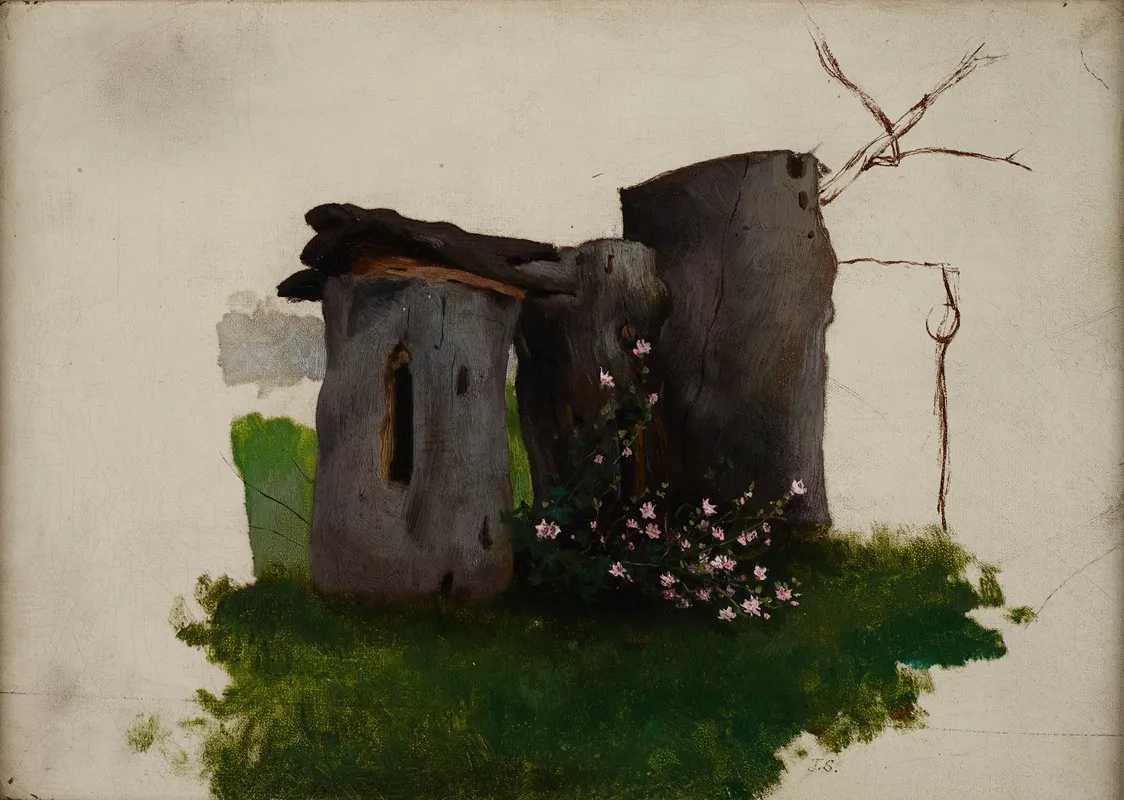 Beehives by Jan Stanisławski - Canvas Print