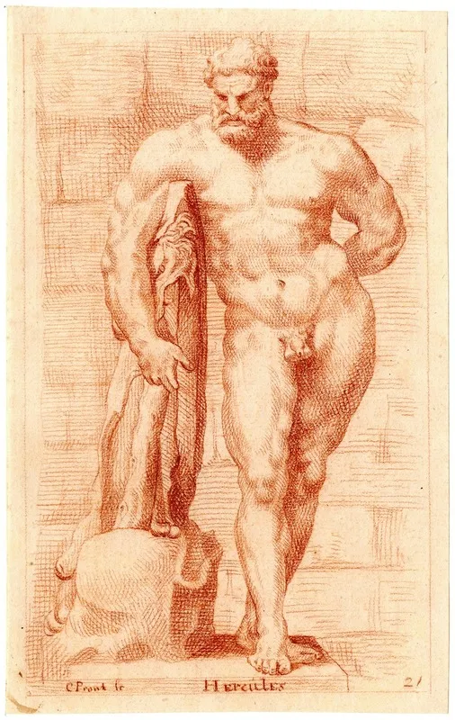 Beeld Van De Hercules Farnese 3