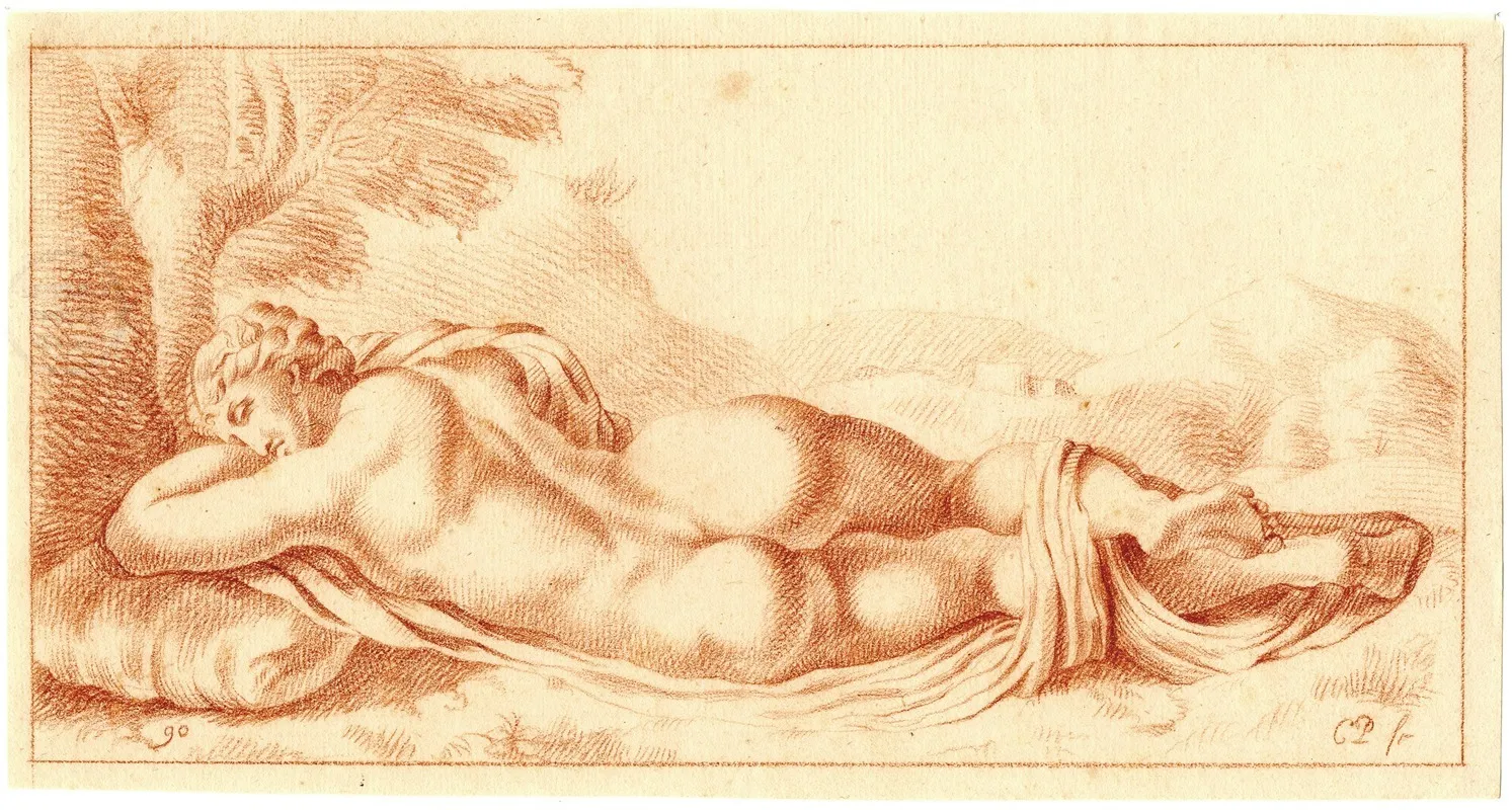 Beeld Van De Slapende Hermafroditus