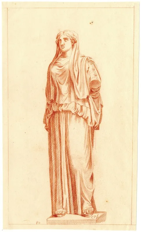 Beeld Van Staande Vrouw 4