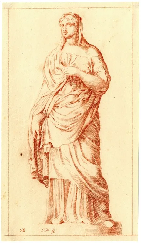 Beeld Van Staande Vrouw 6