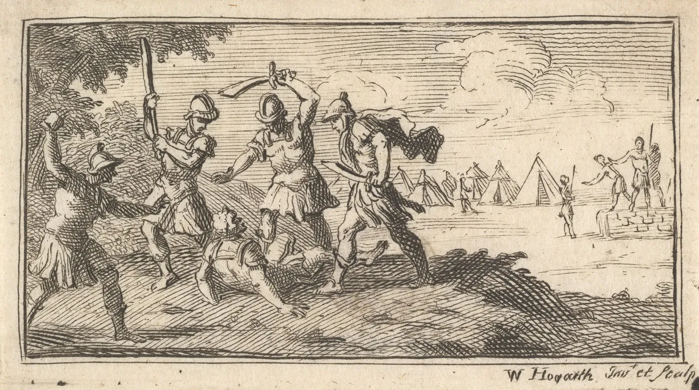 Beheading by William Hogarth - Canvas Print