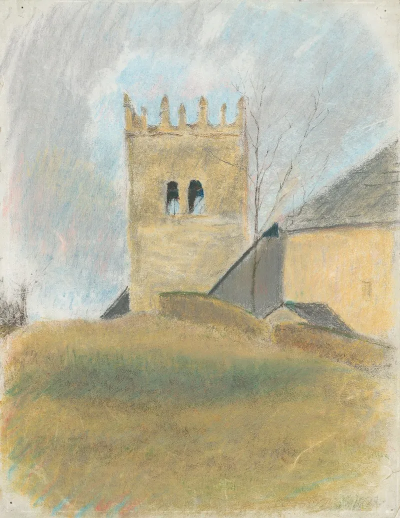 Belfry In Strazky by Ladislav Mednyánszky - Canvas Print