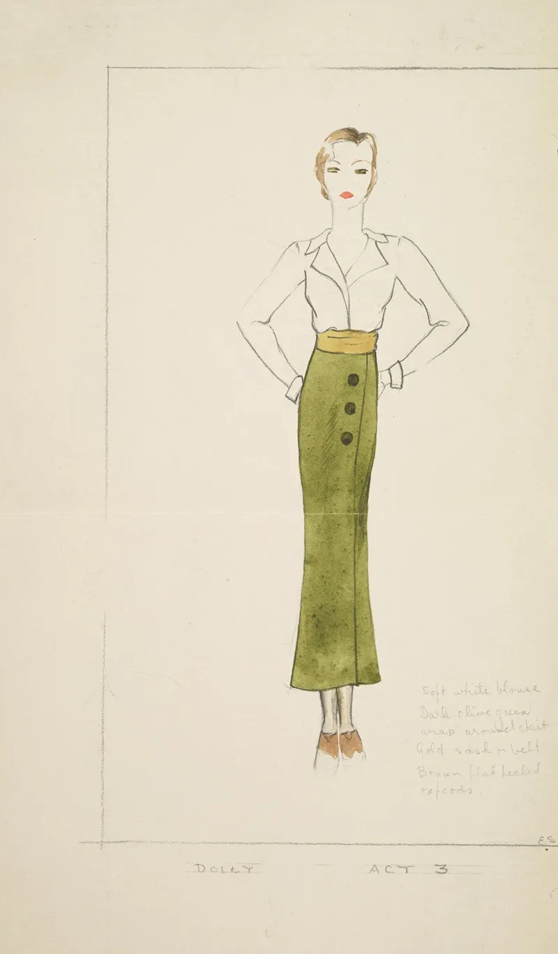 Believe Me Xantippe Dolly Act 3 by Emile Stoner - Canvas Print