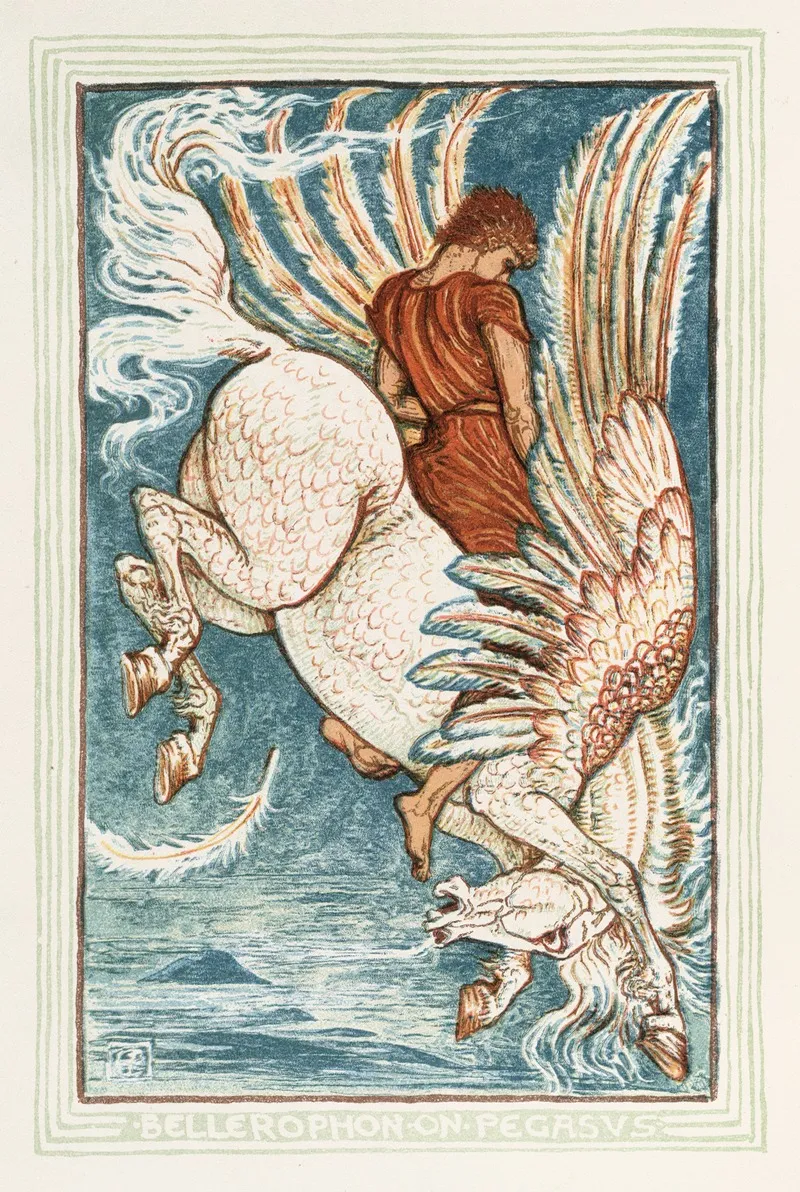 Bellerophon On Pegasus