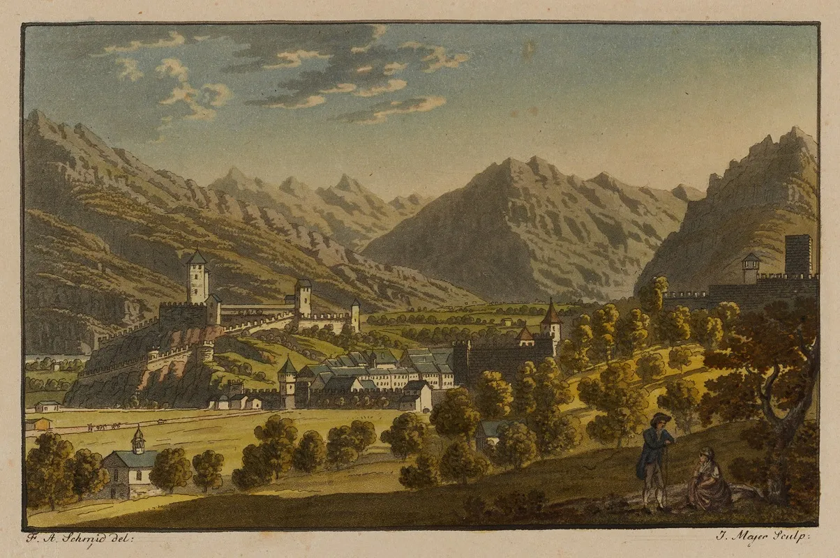 Bellinzona by David Alois Schmid - Canvas Print