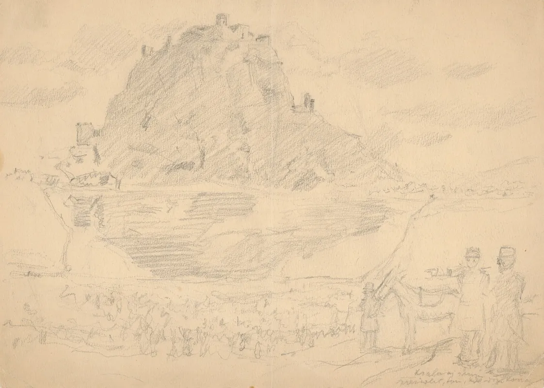 Below Devin by Gustáv Mallý - Canvas Print