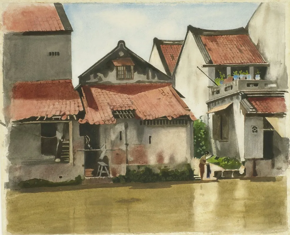 Benedenstad Batavia 2 by Willem Witsen - Canvas Print