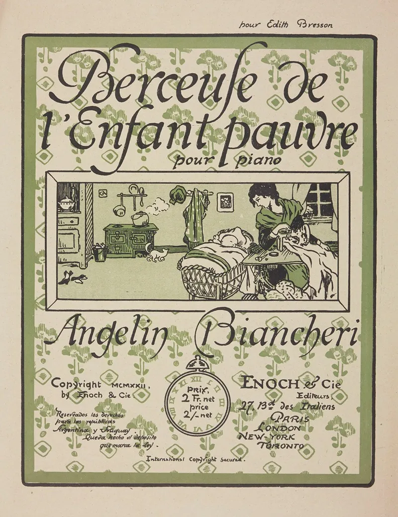 Berceuse De Lenfant Pauvre