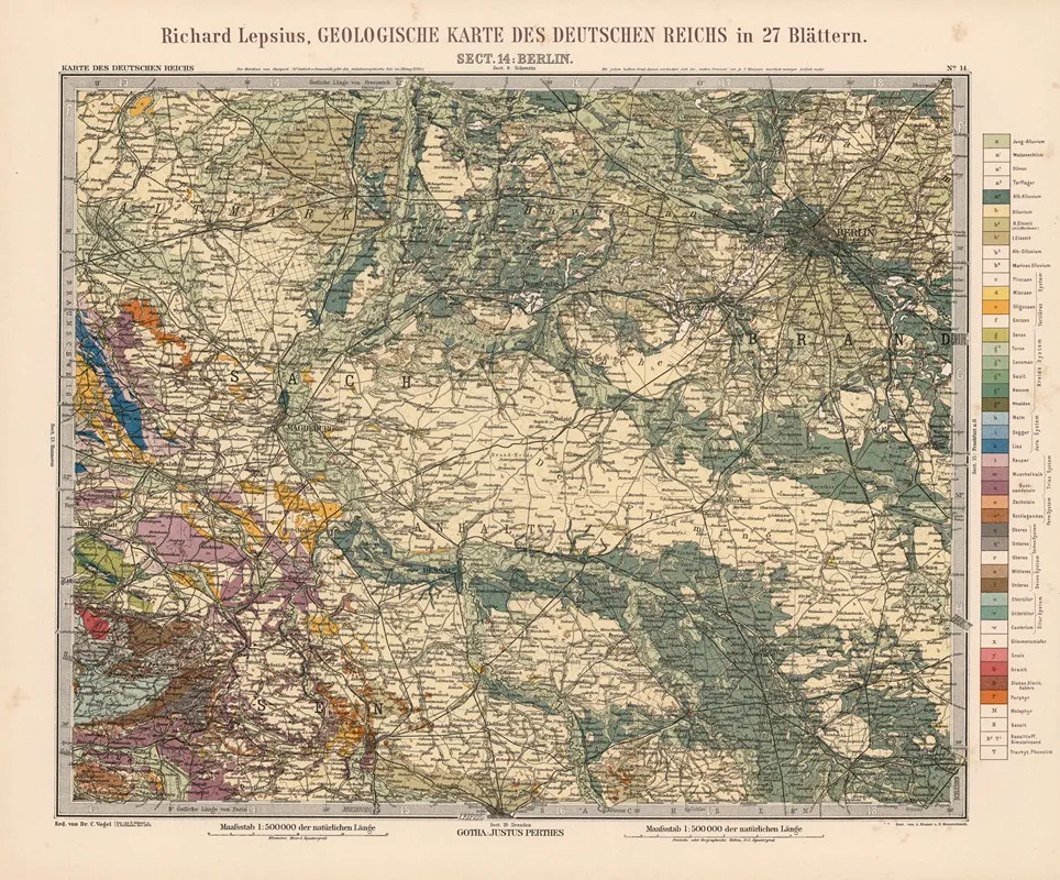 Berlin 3 by F. Stiebritz - Canvas Print