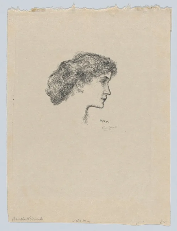 Bertha Kalis Study For Poster