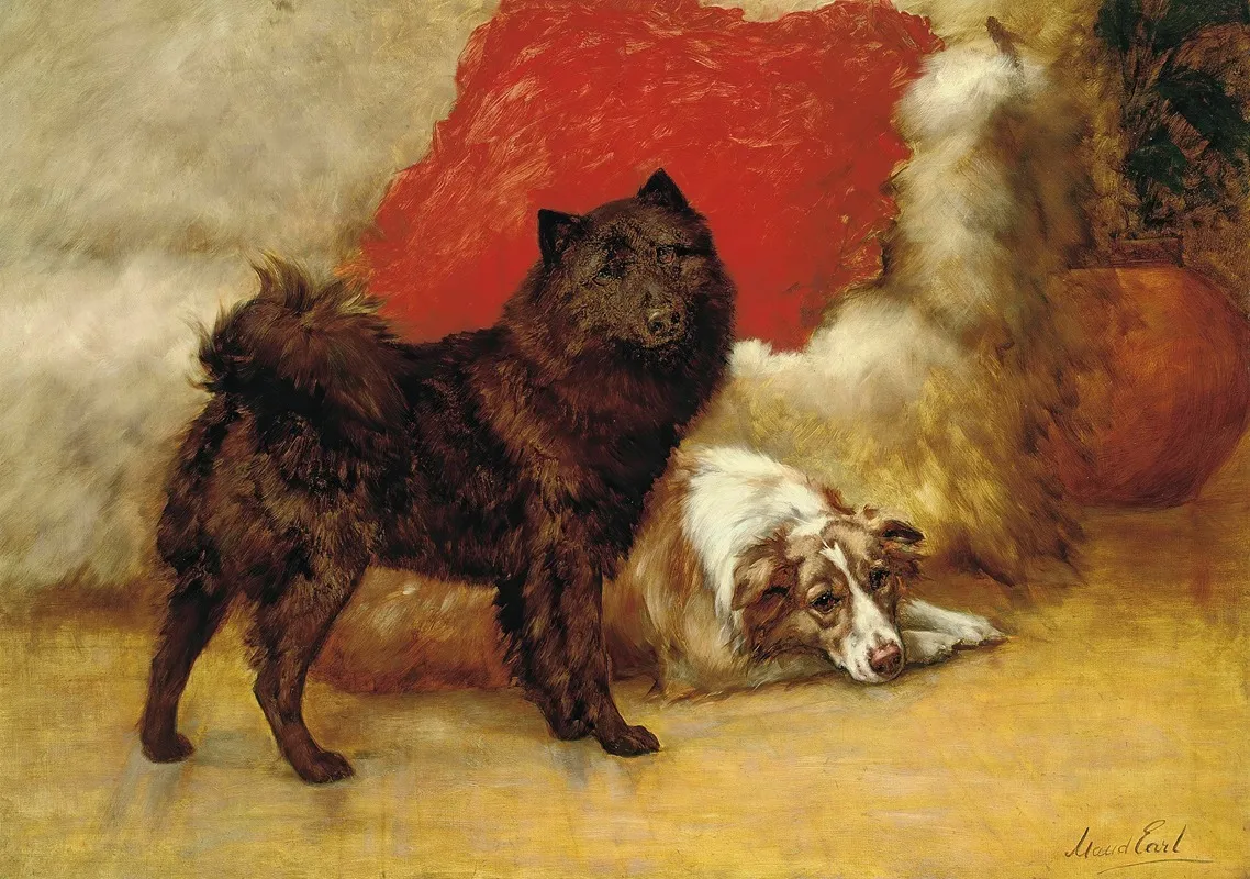 Best Friends 3 by Maud Earl - Canvas Print