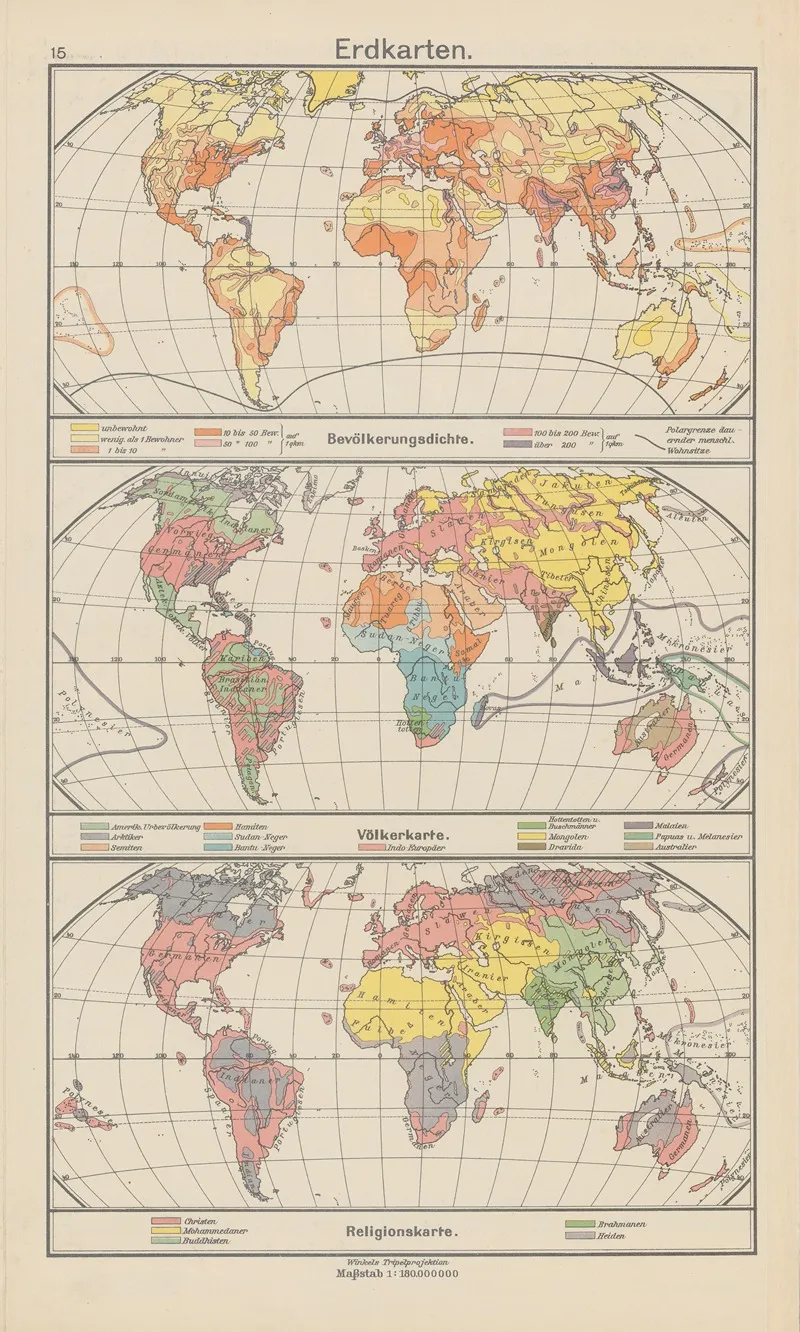 Bevolkerungsdichte ? ? ? ?volkerkarte ? ? ? ?religionskarte