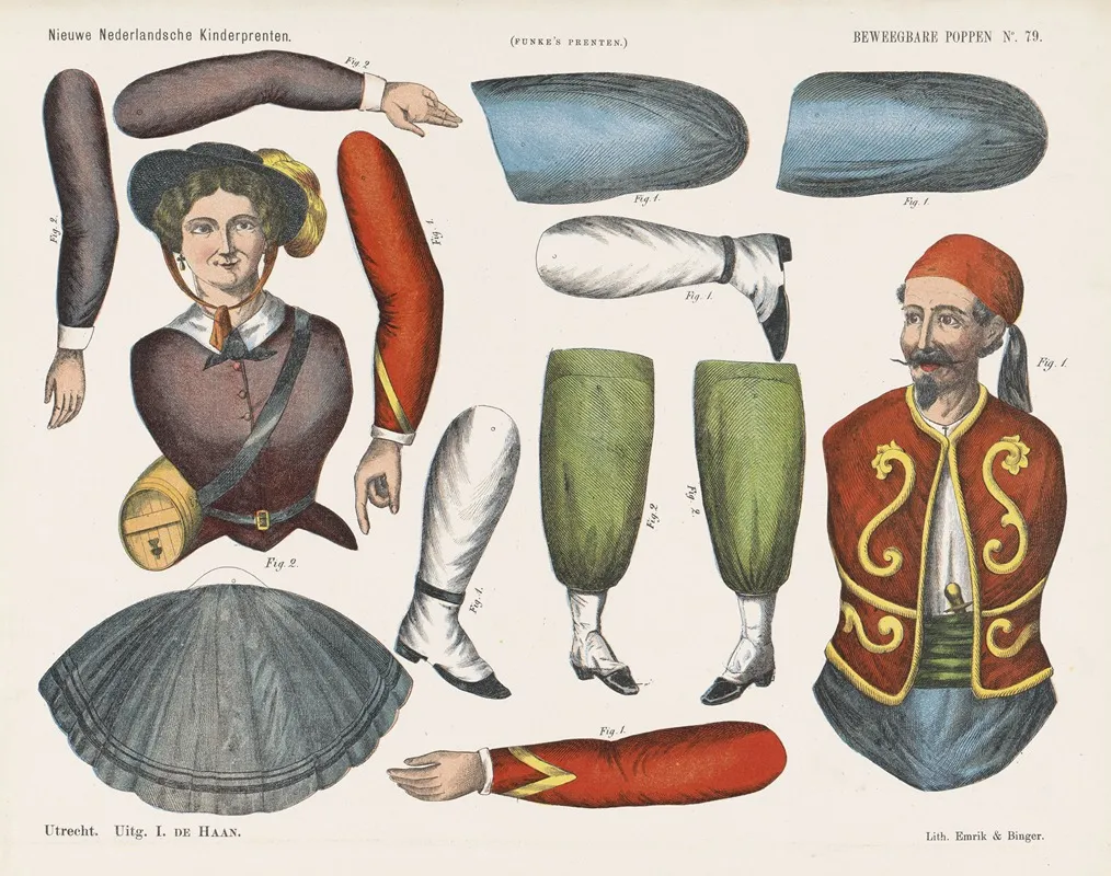 Beweegbare Poppen by Emrik &amp; Binger - Canvas Print