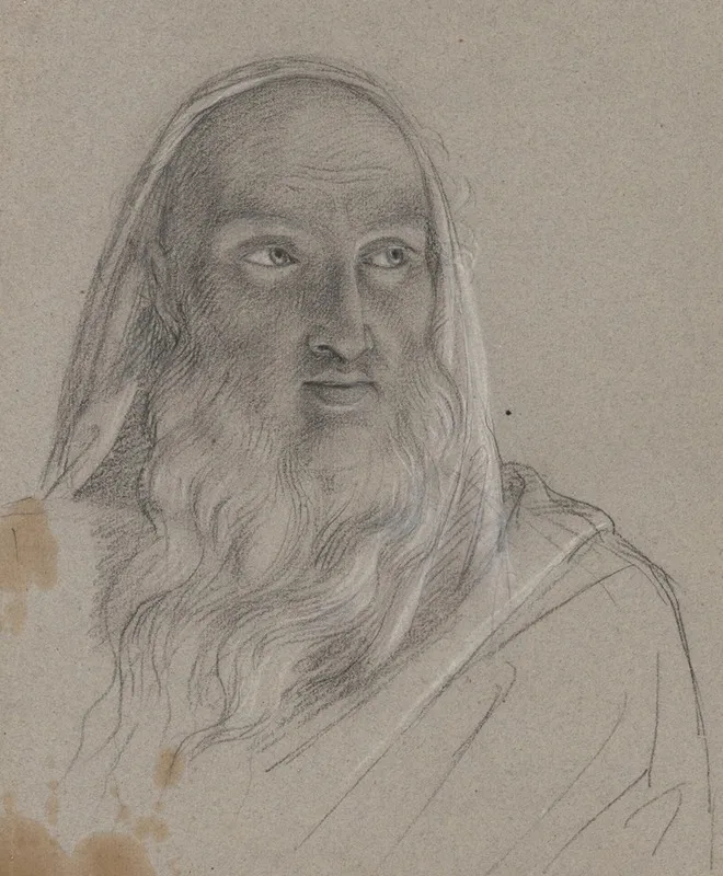 Biblical Figure by Jean Antoine Verschaeren - Canvas Print