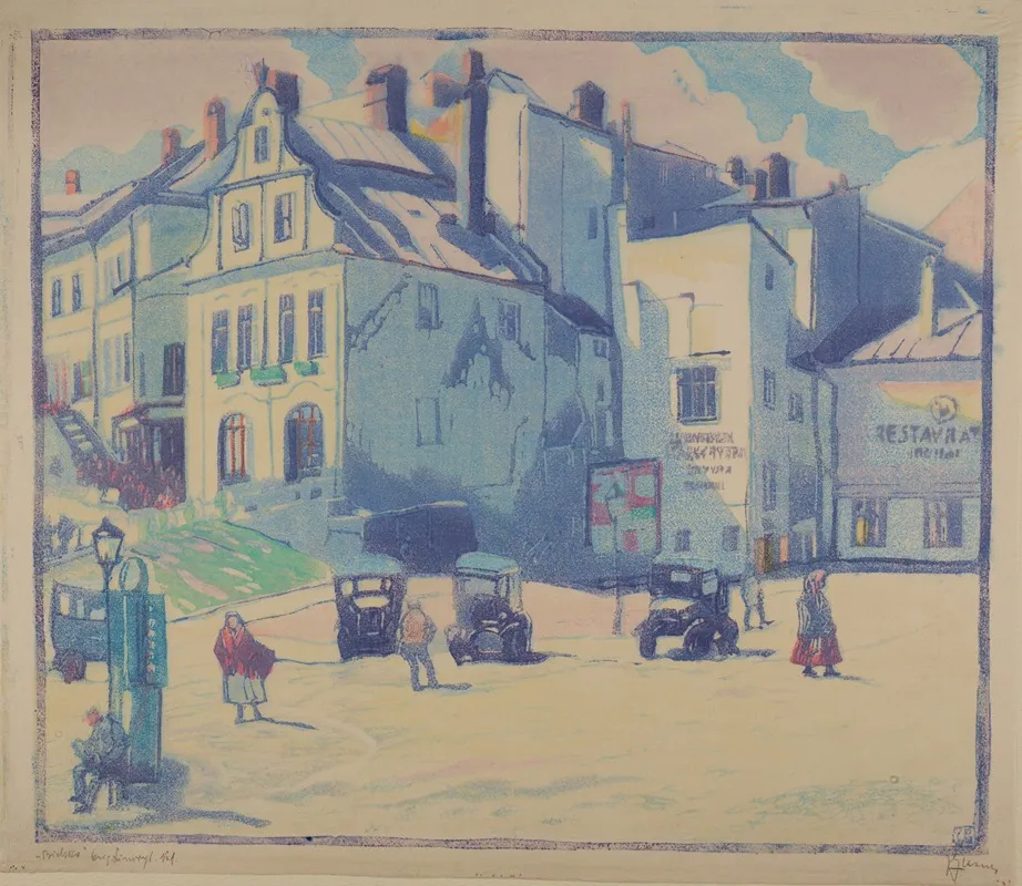 Bielsko by Jakub Glasner - Canvas Print