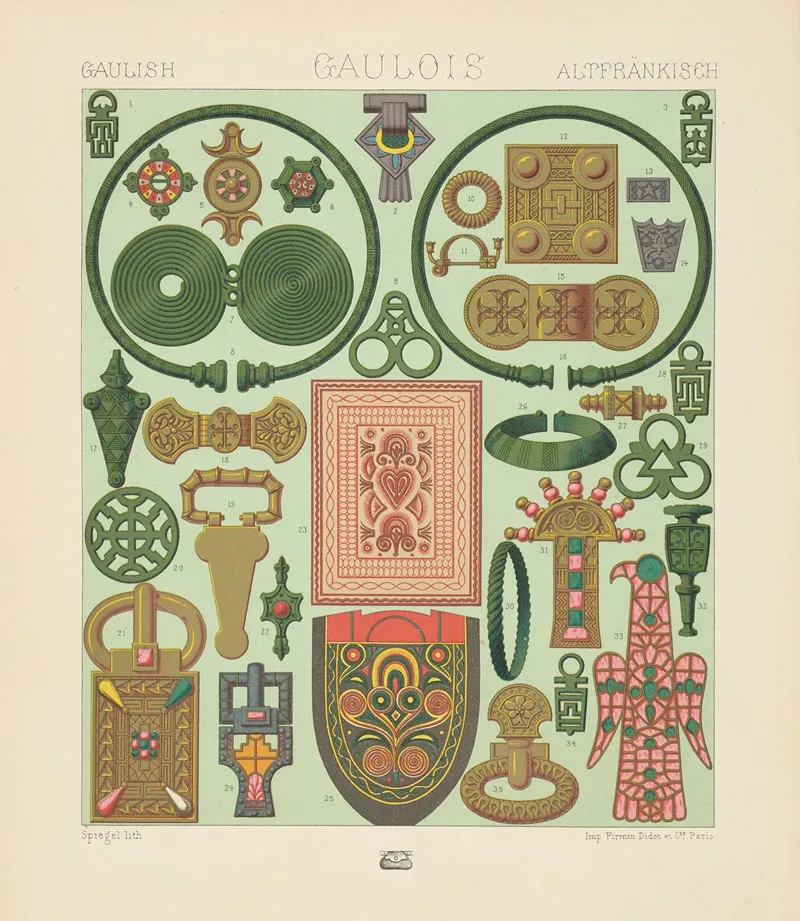 Bijouterie Gauloise Et Merovingienne Broderies Bretonnes