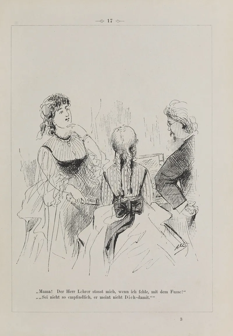 Bilderbuch Für Hagestolze Pl 017 by Karel Klíč - Canvas Print