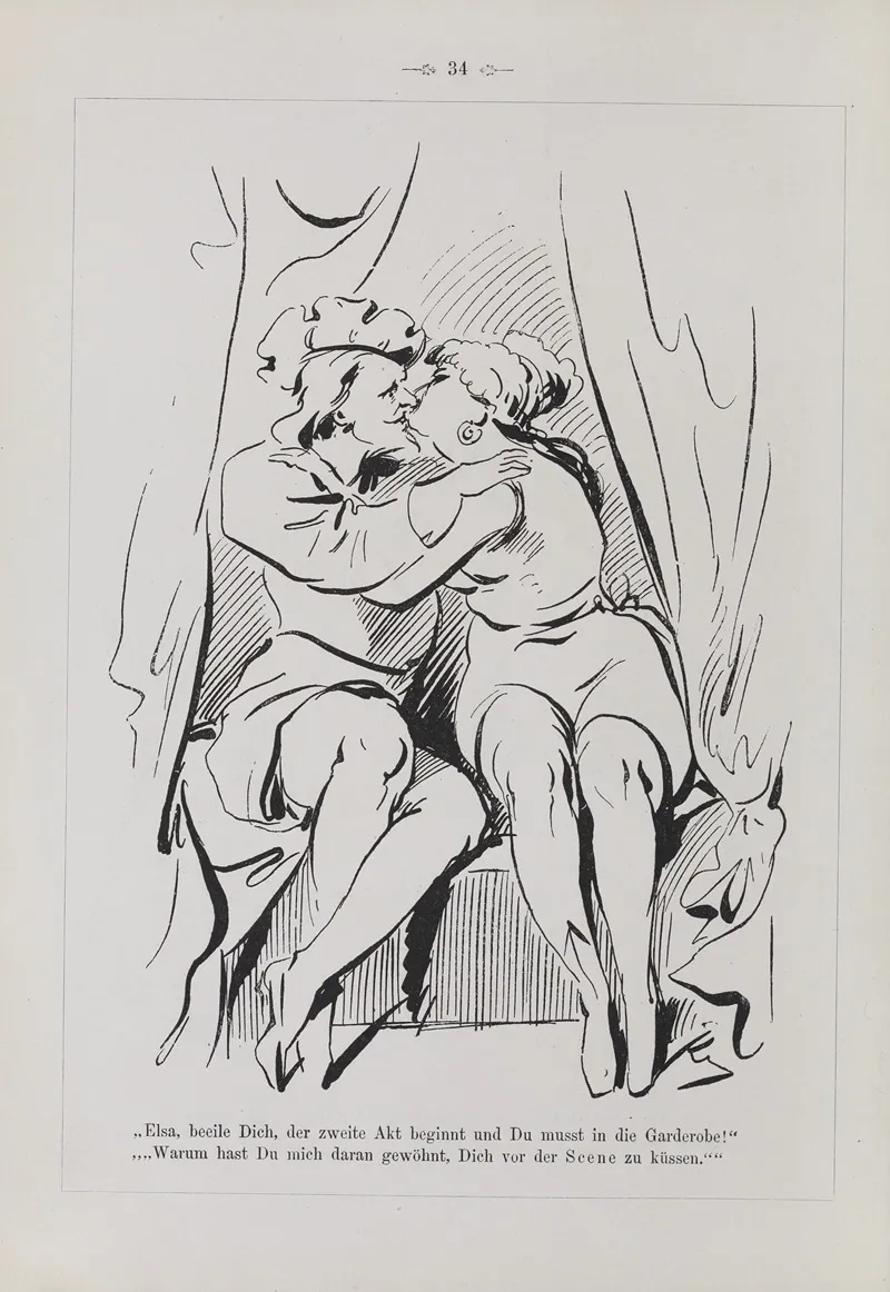 Bilderbuch Für Hagestolze Pl 034 by Karel Klíč - Canvas Print