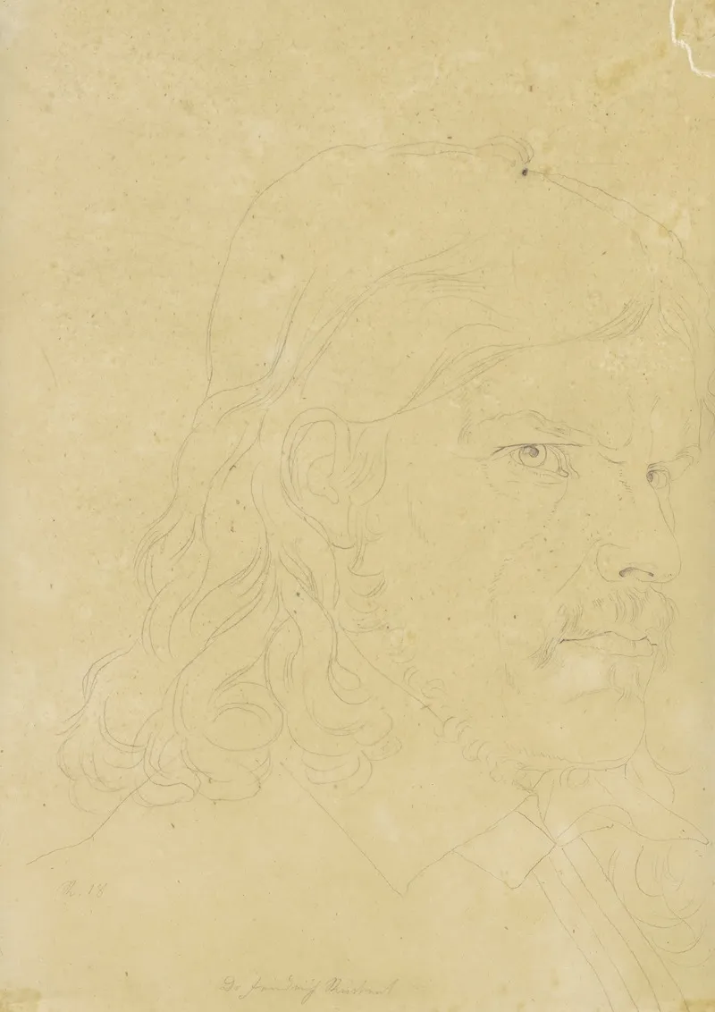 Bildnis Des Dichters Friedrich Ruckert
