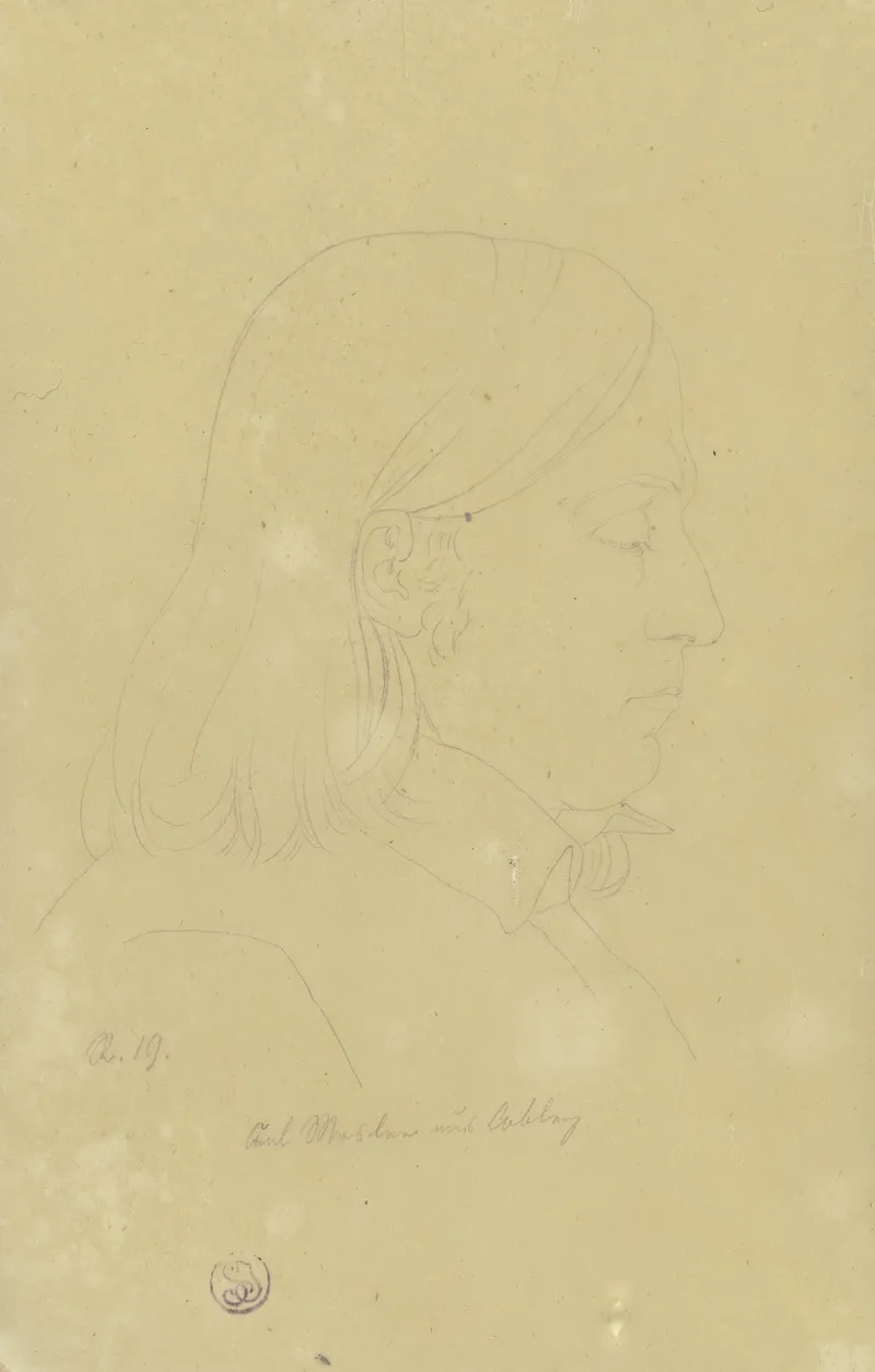 Bildnis Des Malers Carl Mosler Aus Koblenz