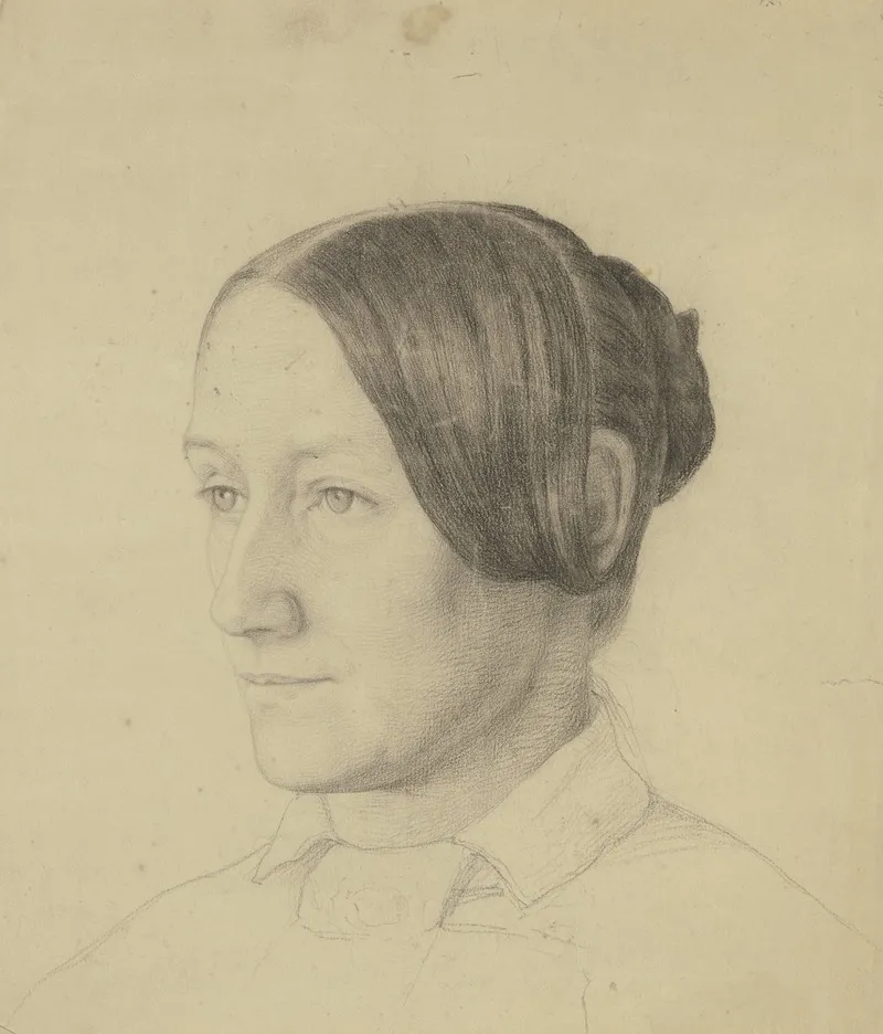 Bildnis Emilie Scholderer Mutter Des Kunstlers