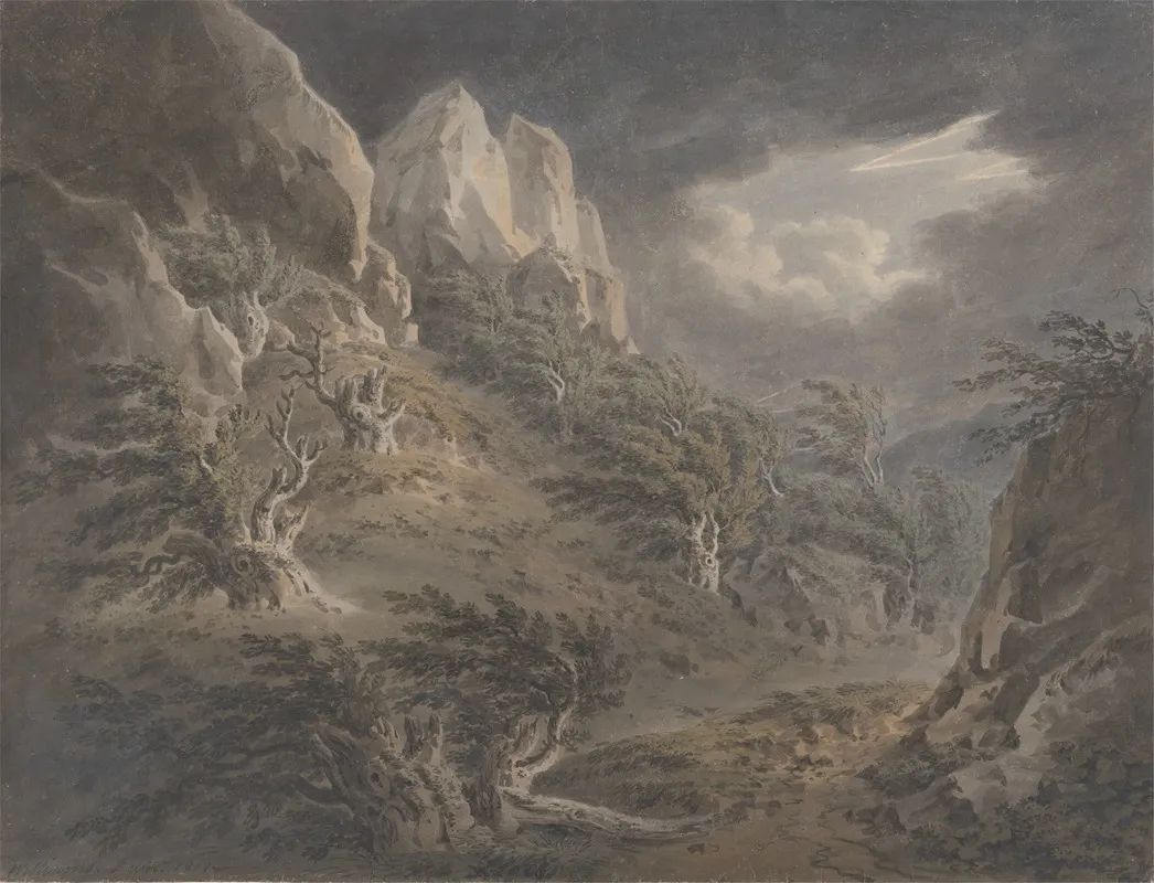 Birnam Wood by Hugh William Williams - Canvas Print