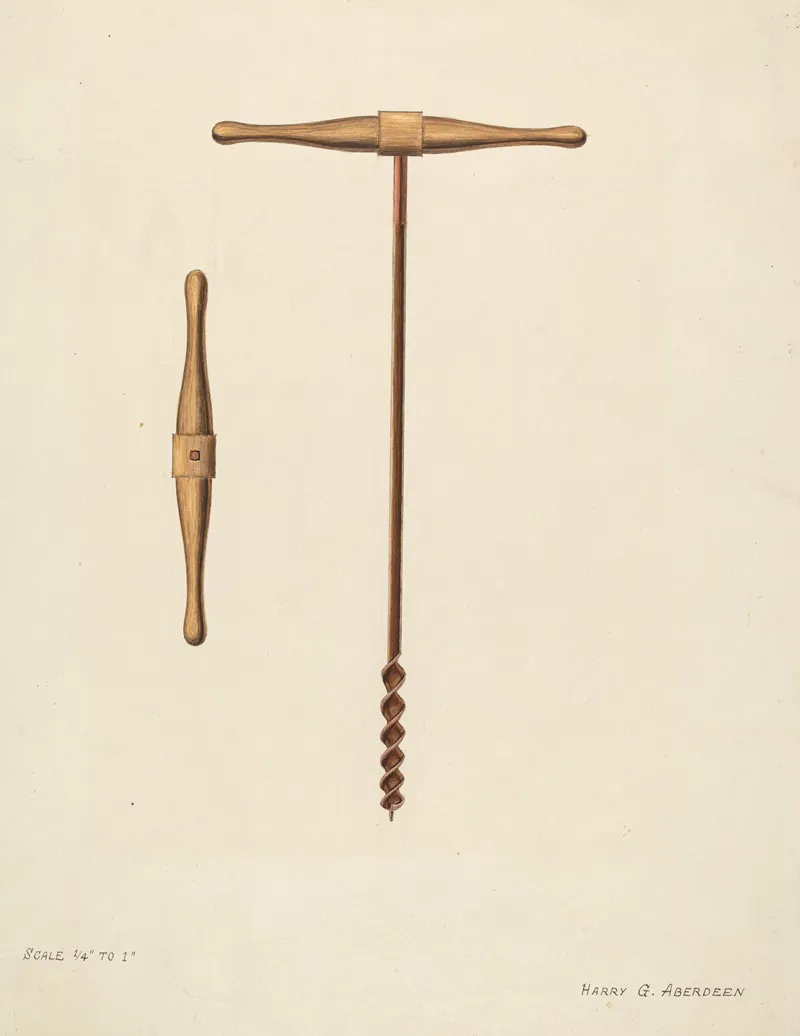 Bishop Hill Auger by Harry G. Aberdeen - Canvas Print