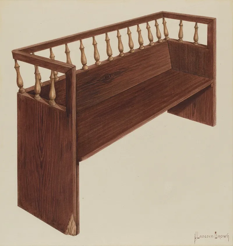 Bishop Hill Church Pew