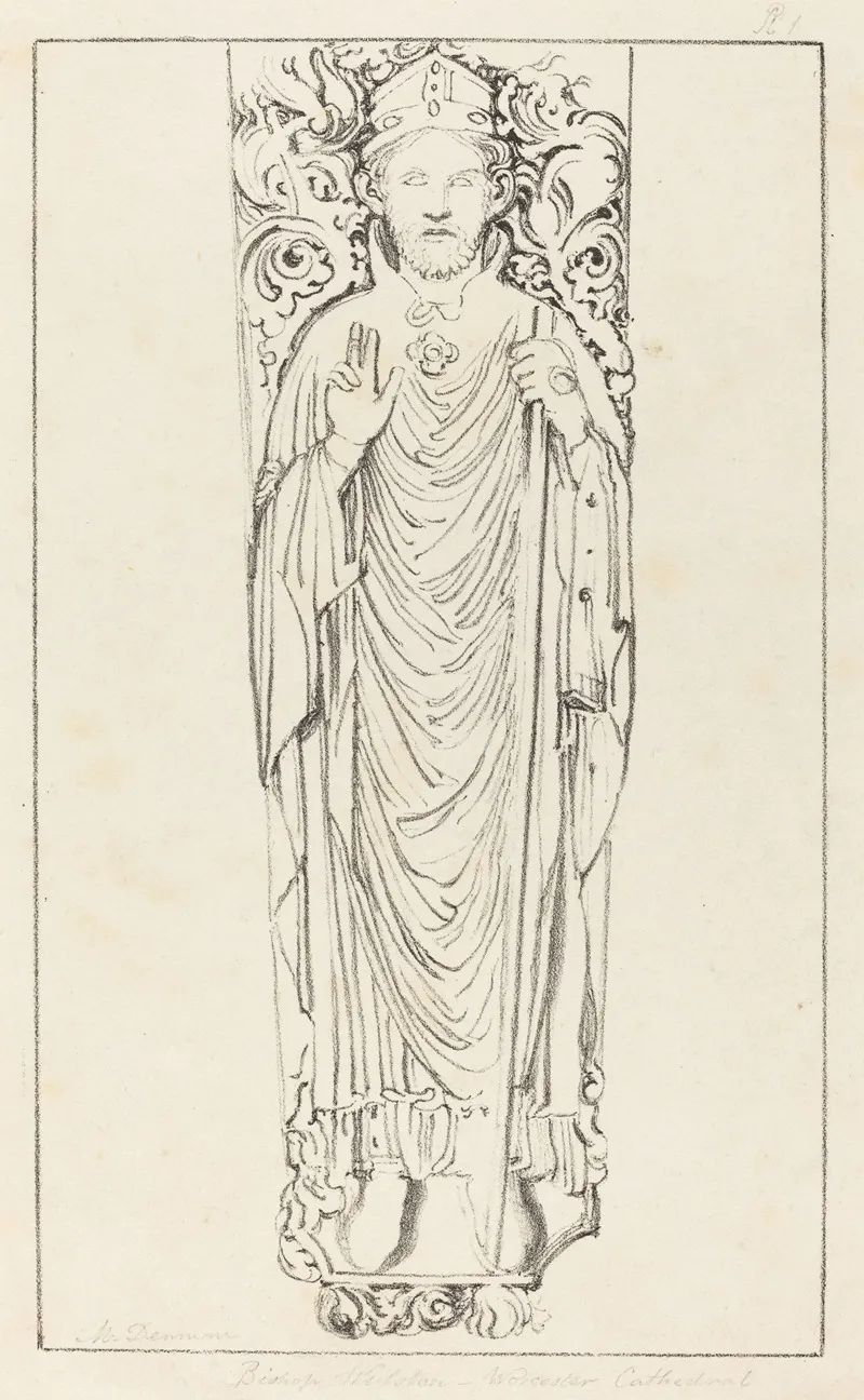 Bishop Wulstan In Worcester Cathedral