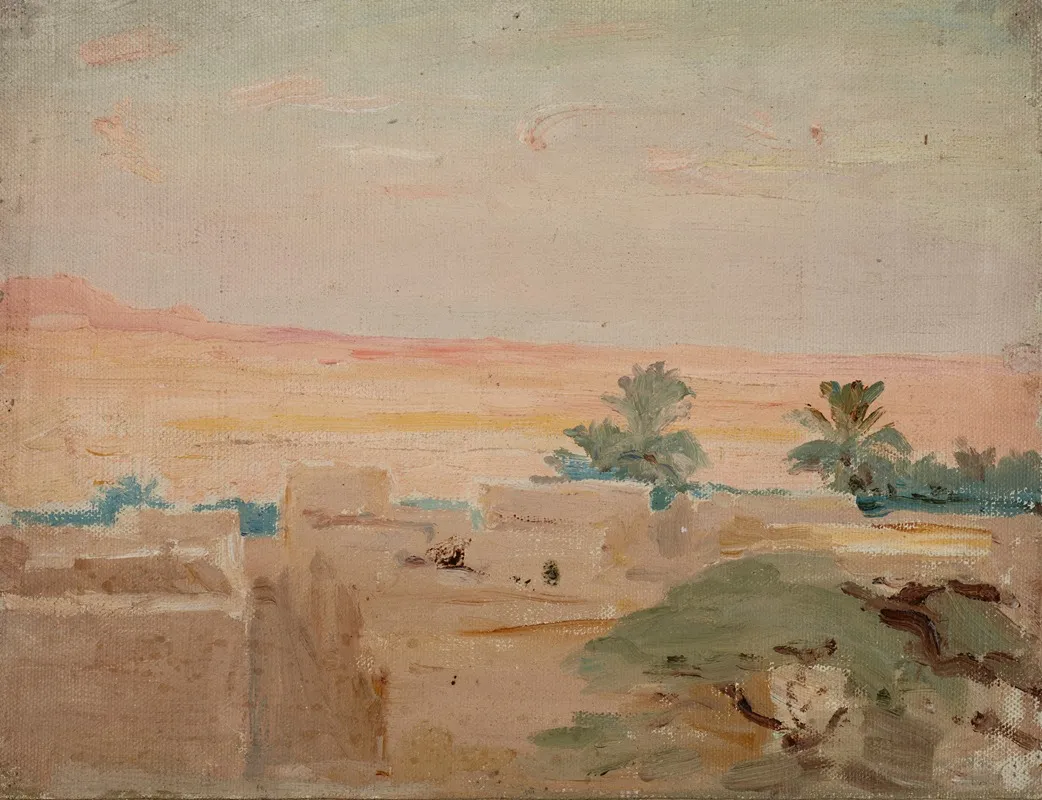 Biskra Desert Evening