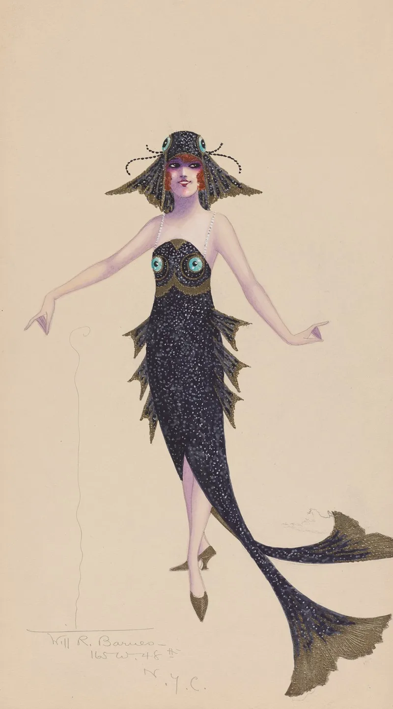 Black Fish Costume