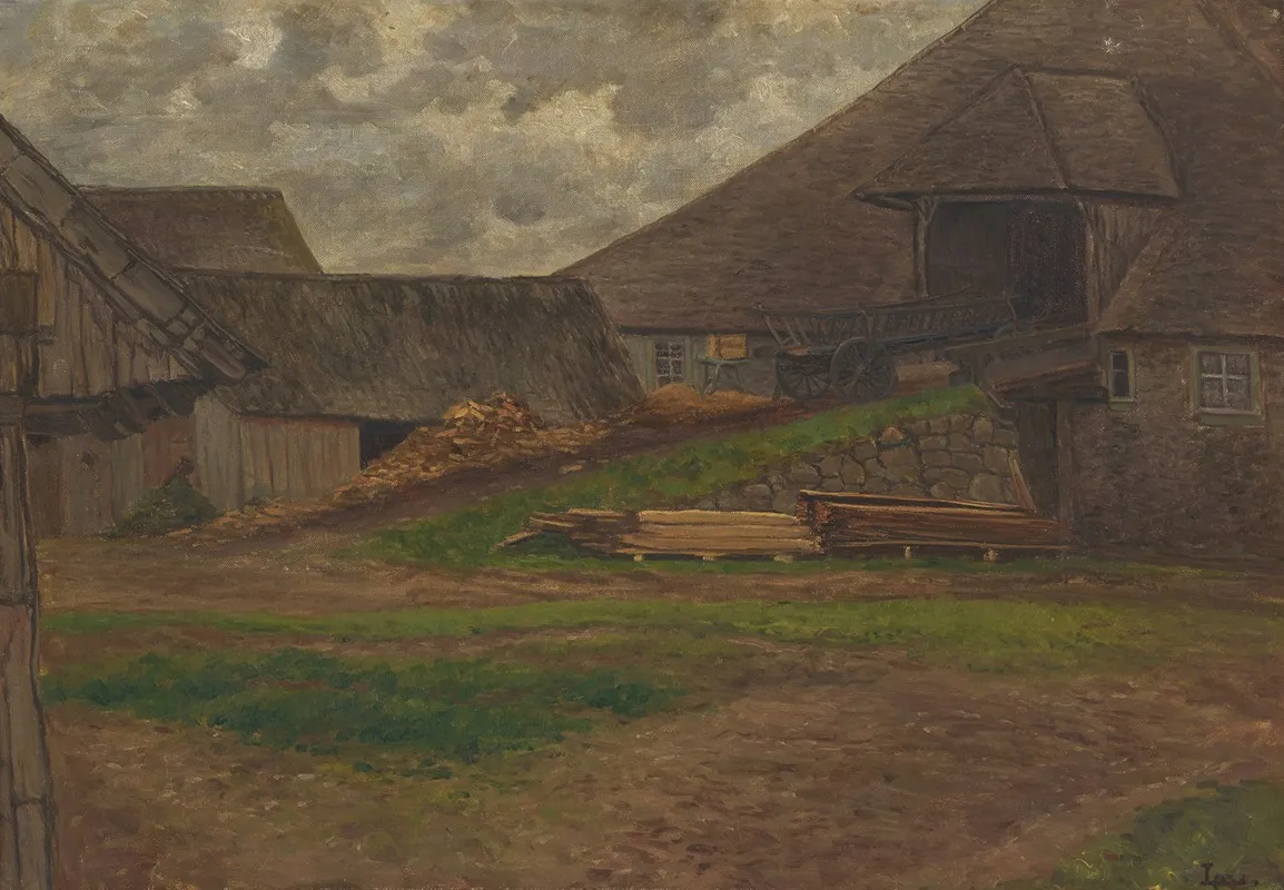 Black Forest Farm by Max Lieber - Canvas Print