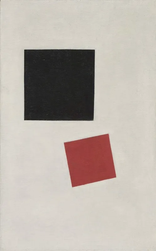 Black Square And Red Square by Kazimir Malevich - Canvas Print