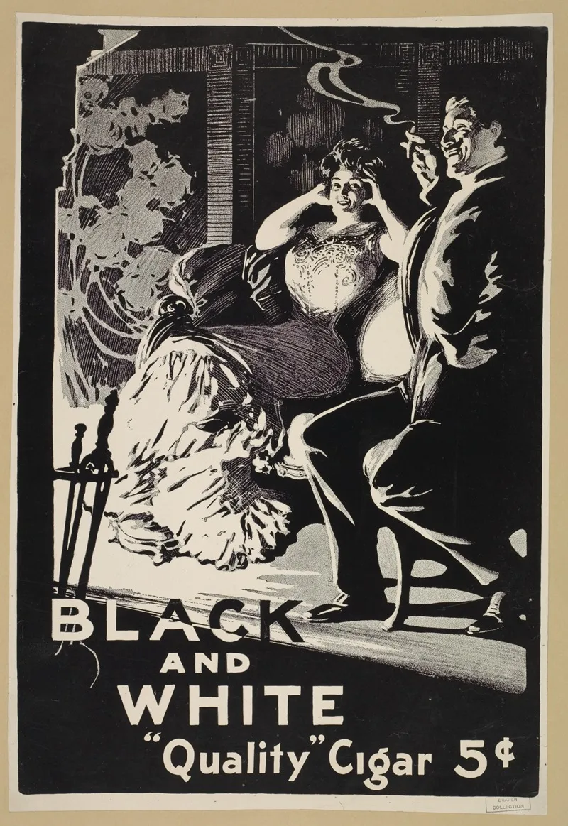 Black White Quality Cigar