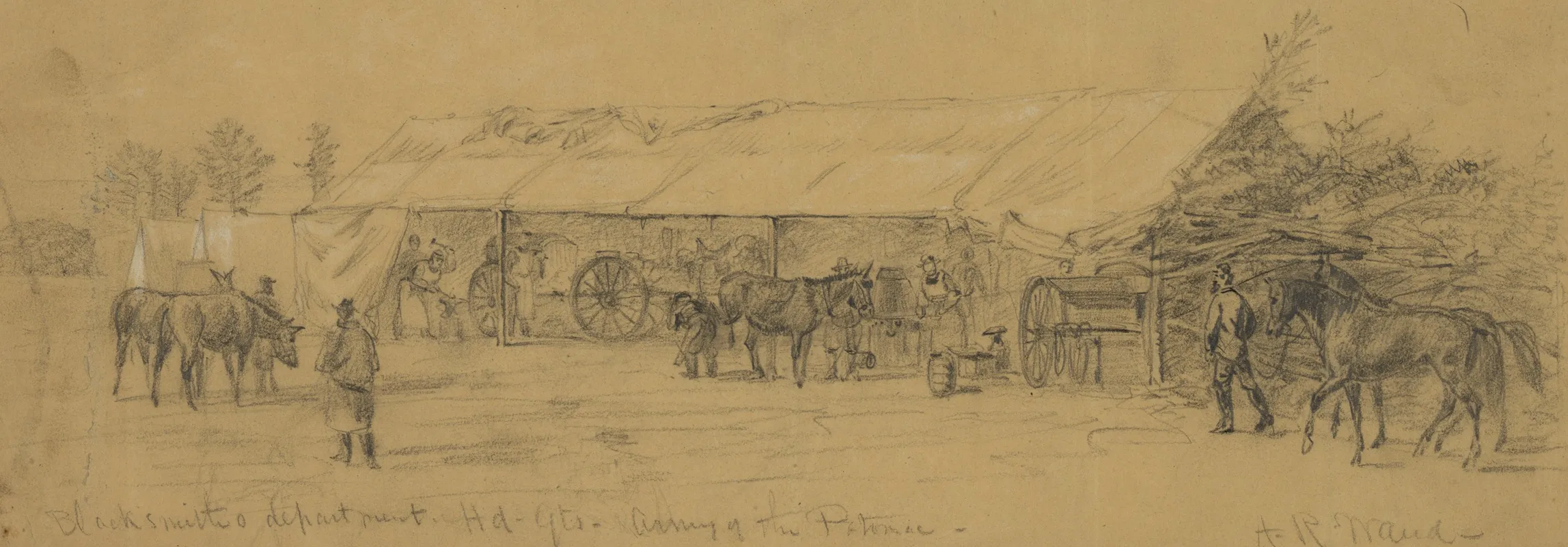 Blacksmiths Department Hd Qts Army Of The Potomac