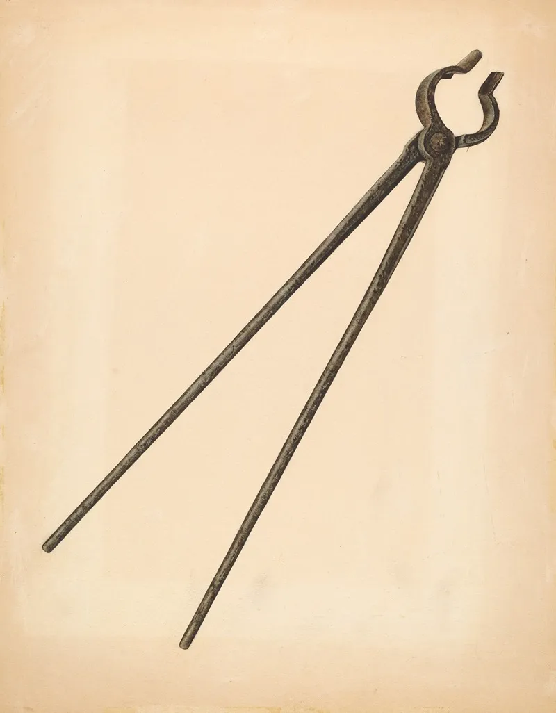 Blacksmiths Tongs by Orison Daeda - Canvas Print