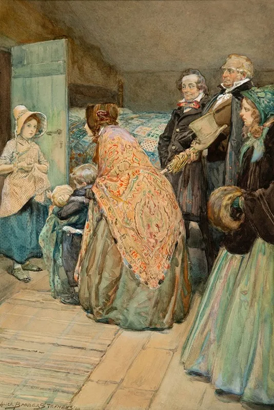 Bleak House Interior Illustration