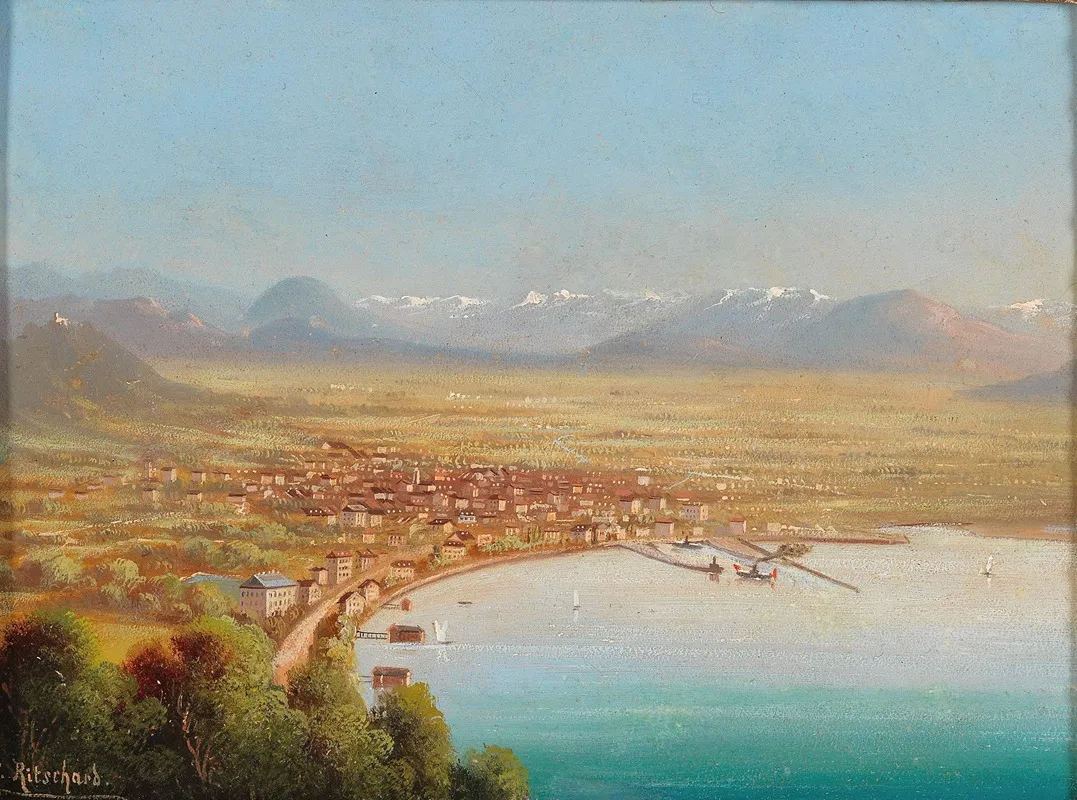 Blick Auf Bregenz by Hubert Sattler - Canvas Print
